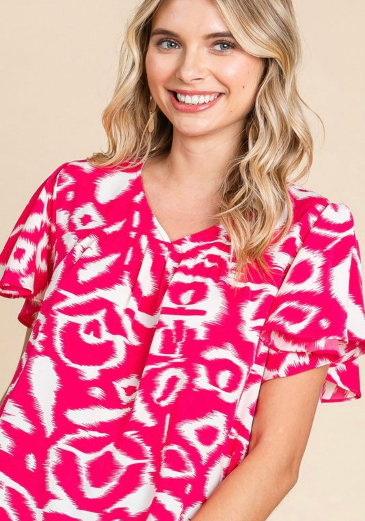 Island Print Top