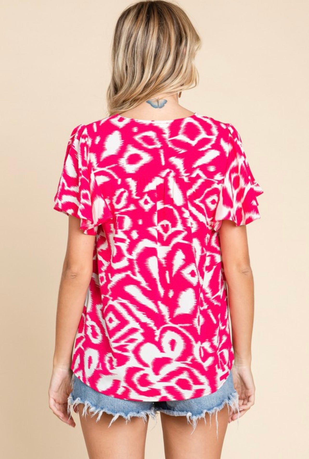 Island Print Top