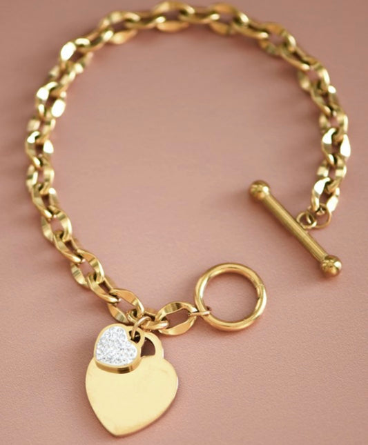 Chain +Charm Bracelet