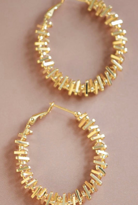 Spiked + Spicy Hoops